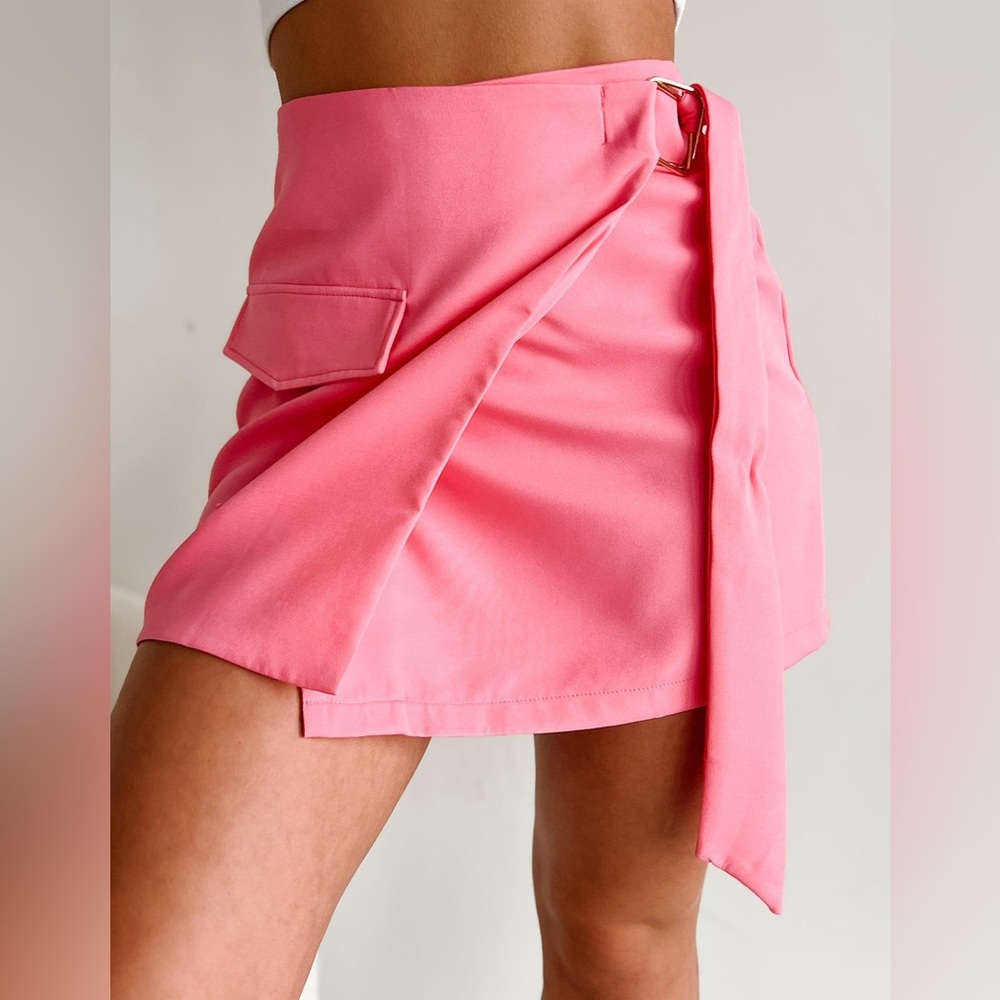 NWT Pink Wrap Skirt